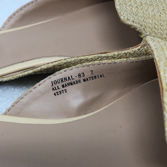 New Bamboo The Journal Raffia Mule Women’s Size 7 - Picture 8 of 14